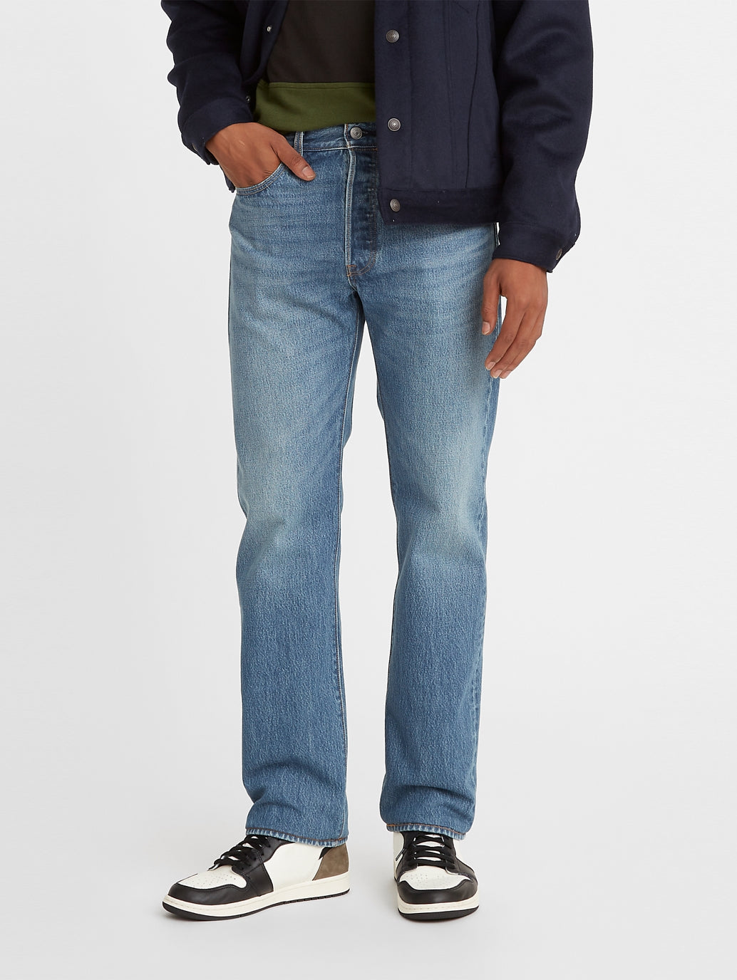 Men's 501 Light Indigo Regular Fit Jeans