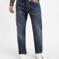 Men's 501 Blue Regular Fit Light Faded Jeans