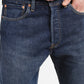 Men's 501 Blue Regular Fit Light Faded Jeans