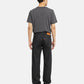 Men's 501 Black Straight Fit Mid Rise Jeans - Back View
