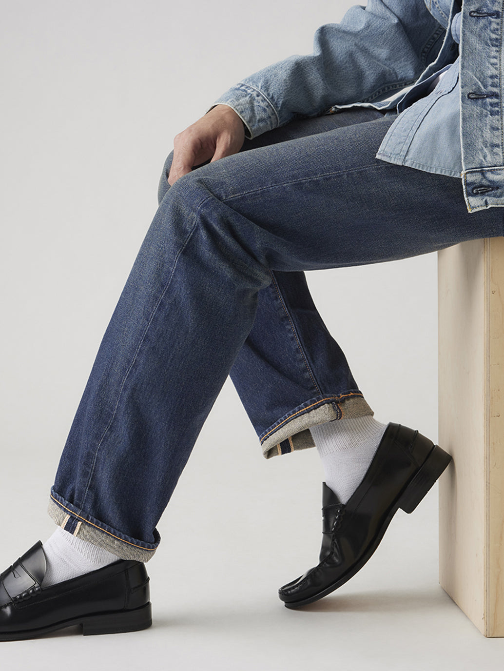Levi's® Men's 501® Original Selvedge Jeans - detail View