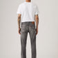 Men's 501 Grey Straight Fit Mid Rise Jeans - Back View