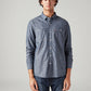 Men's Solid Slim Fit Shirt - Front View