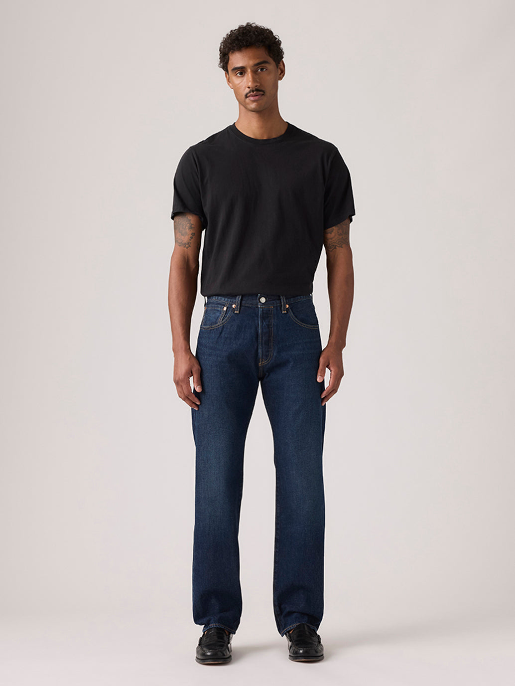 Levi's® Men's 501® Relaxed Selvedge Jeans - Front View