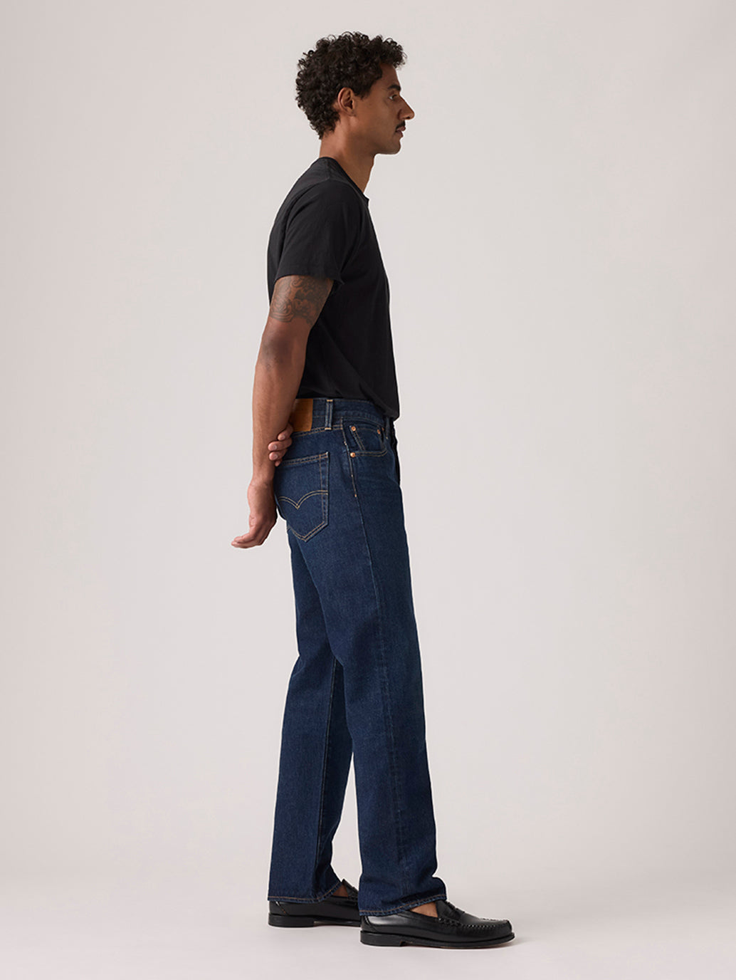 Levi's® Men's 501® Relaxed Selvedge Jeans - Side View