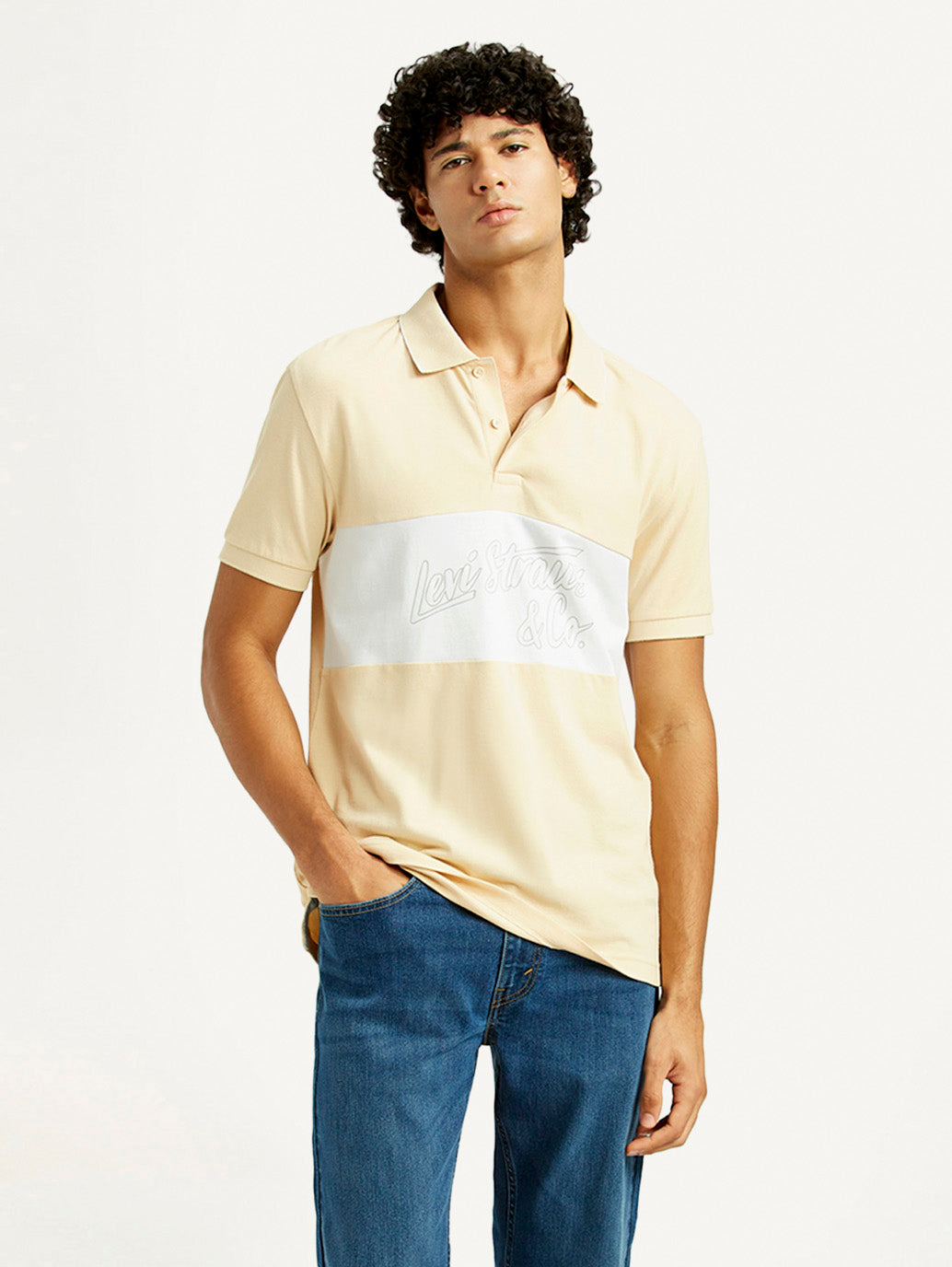 Men's Pure Cotton Slim Fit Polo T-shirt