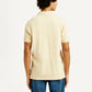 Men's Pure Cotton Slim Fit Polo T-shirt - Back View