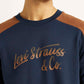 Men's Printed Round Neck Sweatshirt - Detail View