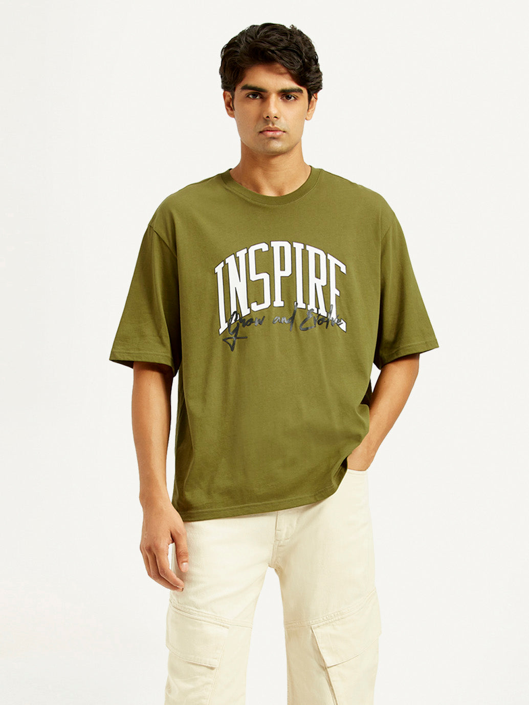 Men's Graphic Loose Fit T-Shirt - Styleshot View