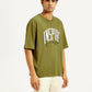Men's Graphic Loose Fit T-Shirt - Side View