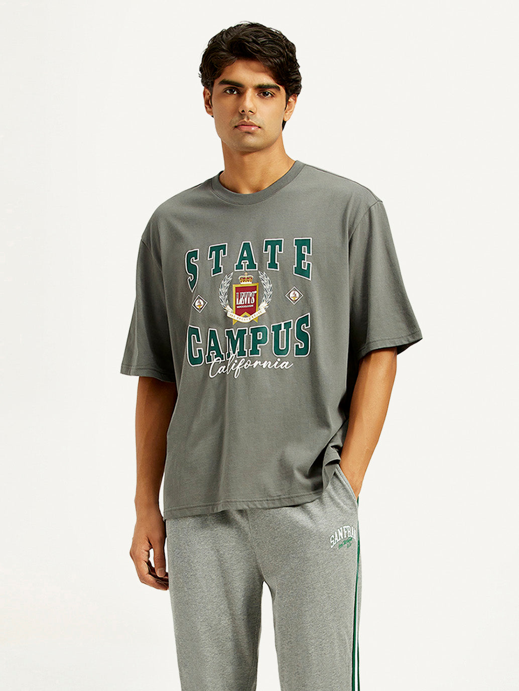 Men's Graphic Loose Fit T-Shirt - Styleshot View