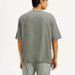 Men's Graphic Loose Fit T-Shirt - Back View