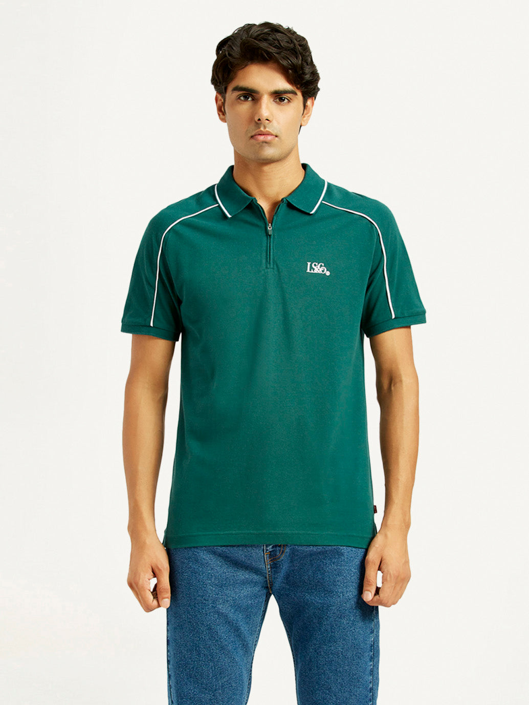 Men's Pure Cotton Slim Fit Polo T-shirt