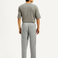 Men's Grey Relaxed Fit Track Pants - Back View