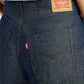 Women's Dark Indigo Baggy Fit High Rise Jeans - Detail View
