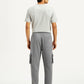 Men's Grey Relaxed Fit Cargo Trousers - Back View