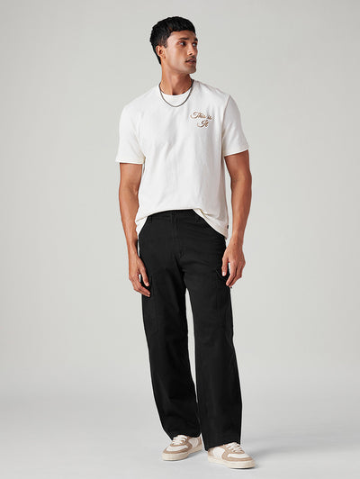 levi's Men's Black Baggy Fit Mid Rise Cargos-picture-35