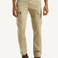 Men's 511 Beige Slim Fit Mid Rise Cargo Trousers - Front View