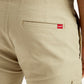 Men's 511 Beige Slim Fit Mid Rise Cargo Trousers - Detai View