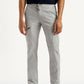 Men's 511 Grey Slim Fit Mid Rise Cargo Trousers - Front View