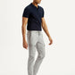 Men's 511 Grey Slim Fit Mid Rise Cargo Trousers - Side View
