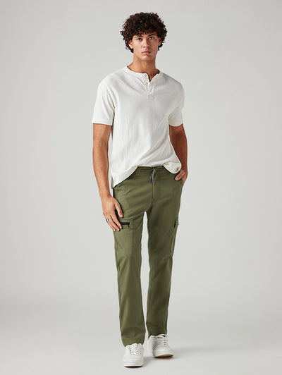 Men's 511 Olive Slim Fit Mid Rise Cargos-image-17