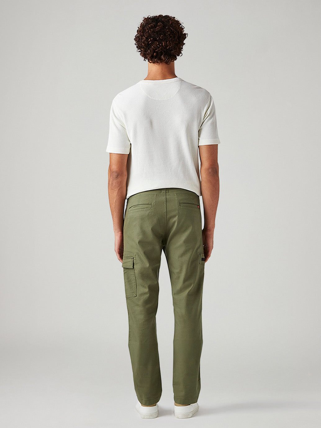 Men's 511 Olive Slim Fit Mid Rise Commuter Cargos - Back View