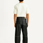 Men's 568 Black Loose Fit Mid Rise Jeans - Back View