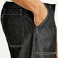 Men's 568 Black Loose Fit Mid Rise Jeans - Detail View