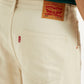 Men's 568 Beige Loose Fit Mid Rise Jeans - Detail View