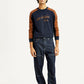 Men's 568 Dark Indigo Loose Fit Mid Rise Jeans - Front View