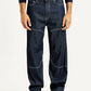 Men's 568 Dark Indigo Loose Fit Mid Rise Jeans - Front View