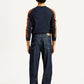 Men's 568 Dark Indigo Loose Fit Mid Rise Jeans - Back View