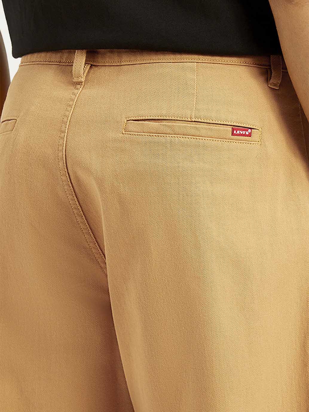 Men's Loose Fit Mid Rise Chinos - Detail View