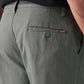 Men's Grey Loose Fit Mid Rise Chinos - Detail View