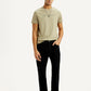 Men's Redloop 505 Black Straight Fit Mid Rise Jeans - Styleshot View