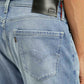 Men's Redloop 505 Light Indigo Straight Fit Mid Rise Jeans - Detail View