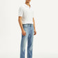 Men's Redloop 505 Light Indigo Straight Fit Mid Rise Jeans - Side View
