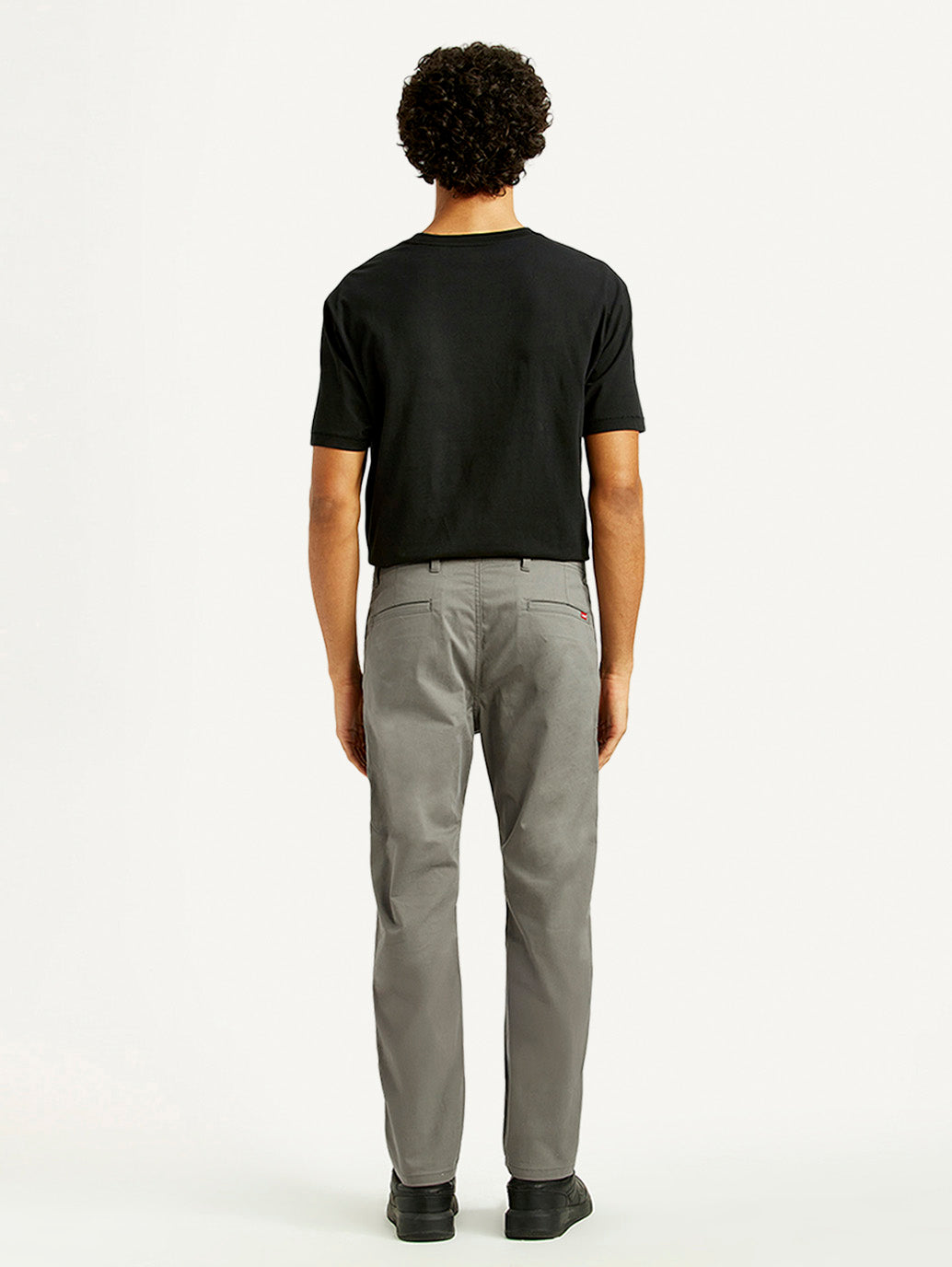 Men's 512 Grey Slim Tapered Fit Mid Rise Chinos - Back View