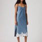 Levi's® Premium 90's Denim Slip Dress - Front View