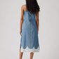 Levi's® Premium 90's Denim Slip Dress - Back View