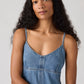 Levi's® Premium 90's Denim Slip Dress - Detail View