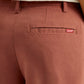 Women's Rust Flared Fit Mid Rise Trousers - Detail View