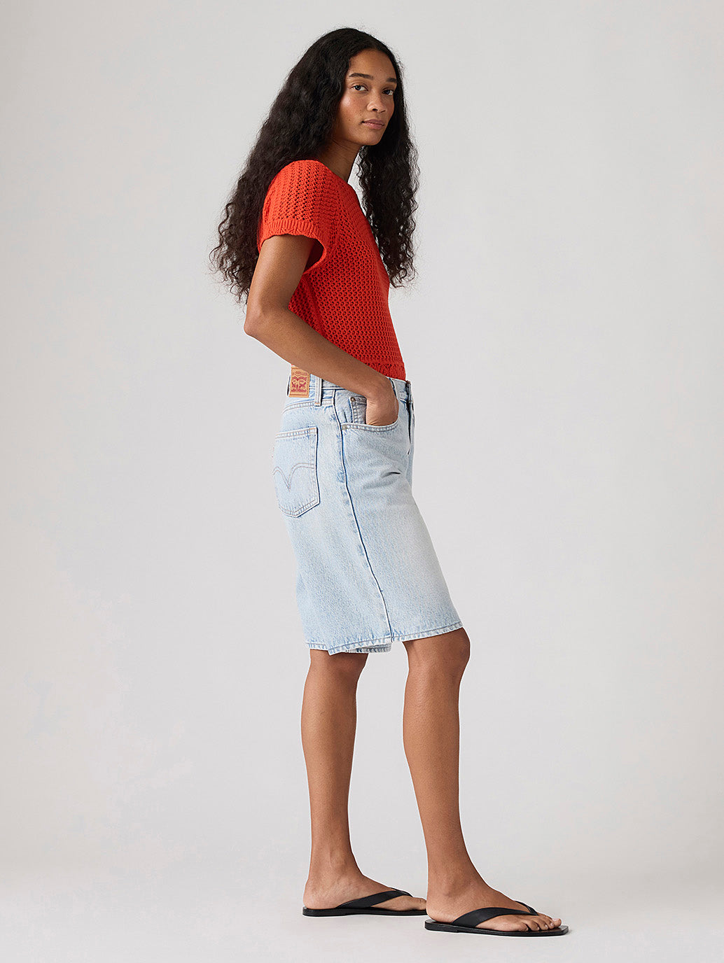 Levi's Women's Middy Jorts - Side View