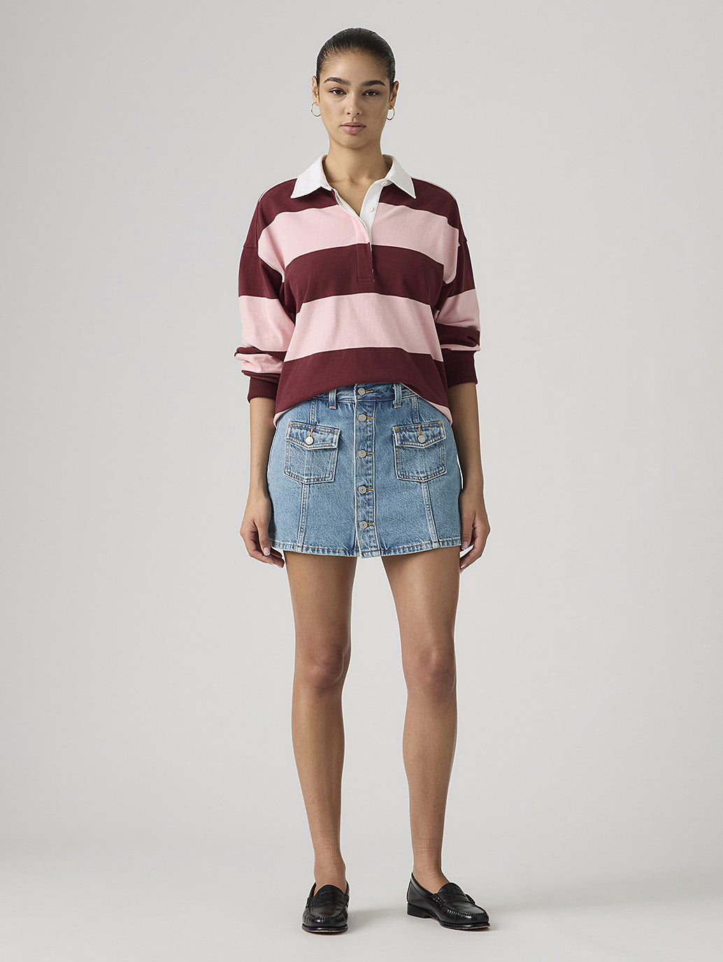 Levi's Women's Button Front Skort - Front View