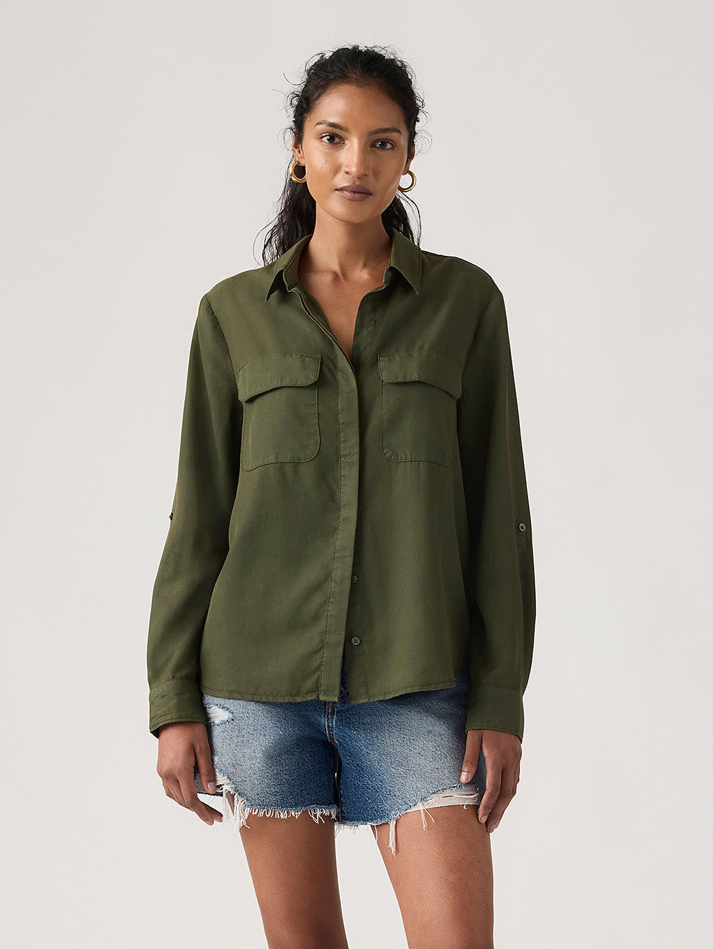 Women's Elaine Utility Shirt - Front View