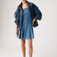 Levi's® Premium Denim Godet Dress - Styleshot View