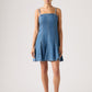 Levi's® Premium Denim Godet Dress - Front View