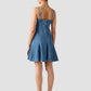Levi's® Premium Denim Godet Dress - Back View
