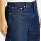 Women's 94 Dark Blue Baggy Fit Mid Rise Jeans - Detail View